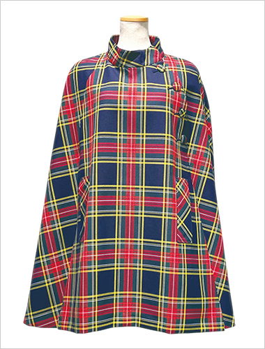 <ストリート ロンドン>タータン マント