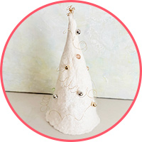 シルクウールフエルトのちいさなツリー