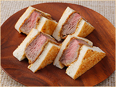 <西洋銀座>牛フィレ肉のサンドイッチ