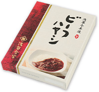 〈浅草今半〉 ビーフハヤシ(パッケージ)