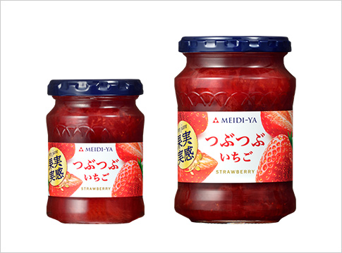 〈明治屋〉マイジャム 果実実感つぶつぶいちごジャム