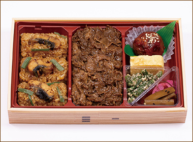 ［おこわ米八］鰻おこわとすき焼きのスタミナ弁当