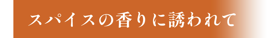 スパイスの香りに誘われて