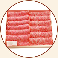 〈ミート ミート ミー〉黒毛和牛ロースすき焼用