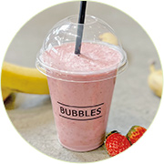 ［ジューススタンド バブルス］いちごバナナミルク