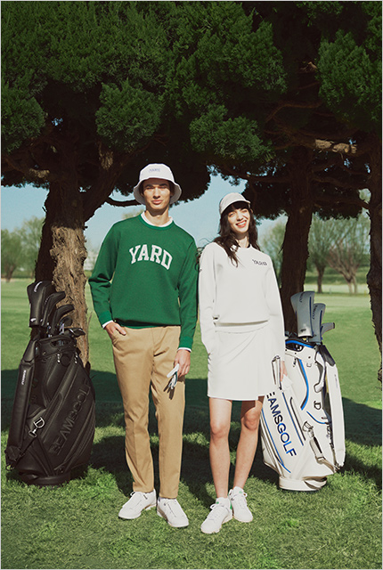 ＜ビームス ゴルフ＞［メンズ］ニット、ポロシャツ、パンツ、ハット、グローブ【レディース】ニット、プリーツラップキュロット、サンバイザー