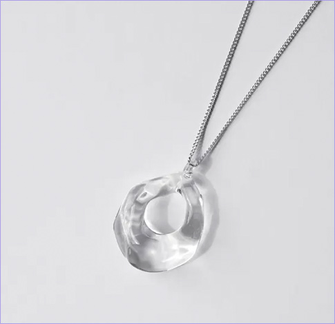 HARIO ランプワークファクトリー ネックレス アイスドロップ