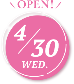 OPEN 4/30 WED.