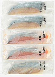 〈魚久〉京粕漬詰合せE-5(パッケージ)