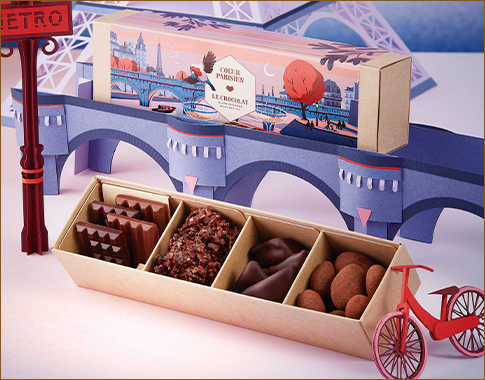 〈ル・ショコラ・アラン・デュカス〉アソルティモン・グルマン 4種