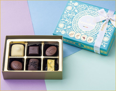 〈レオニダス〉プラリネギフト6個入