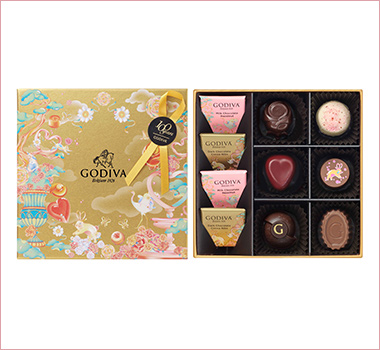 〈ゴディバ〉チョコレートローズアソートメント