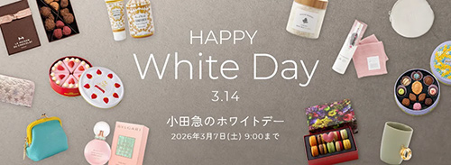 小田急のホワイトデー  オンラインショッピング
