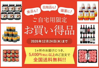 ご自宅用限定お買い得品