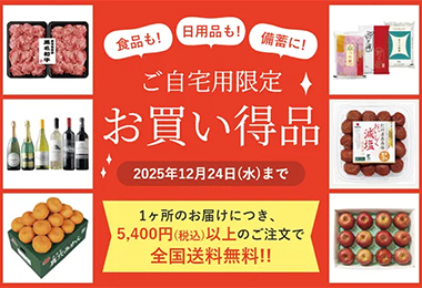 ご自宅用限定お買い得品